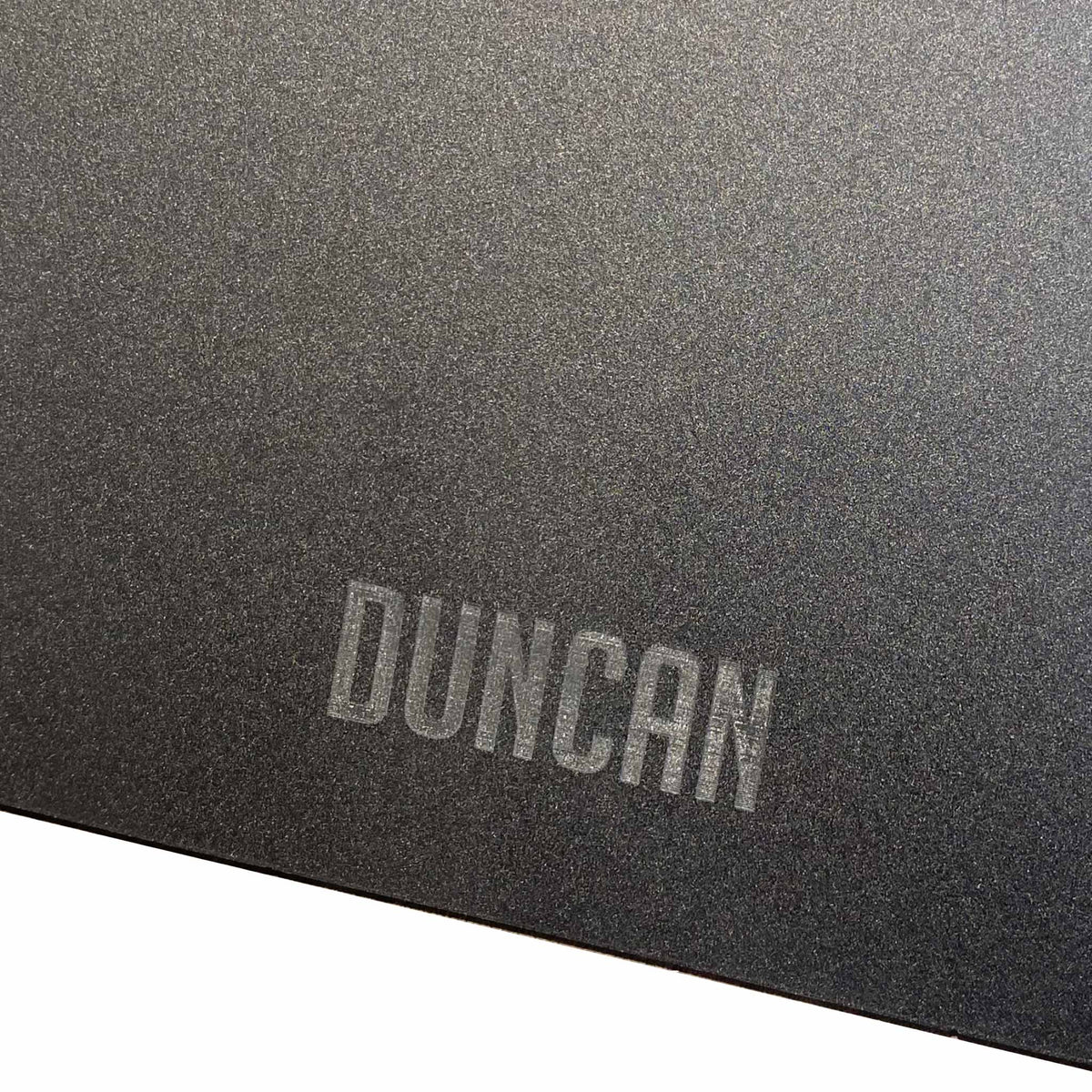 Personalised Engraving of Mechi Case Top Black Acrylic Panel
