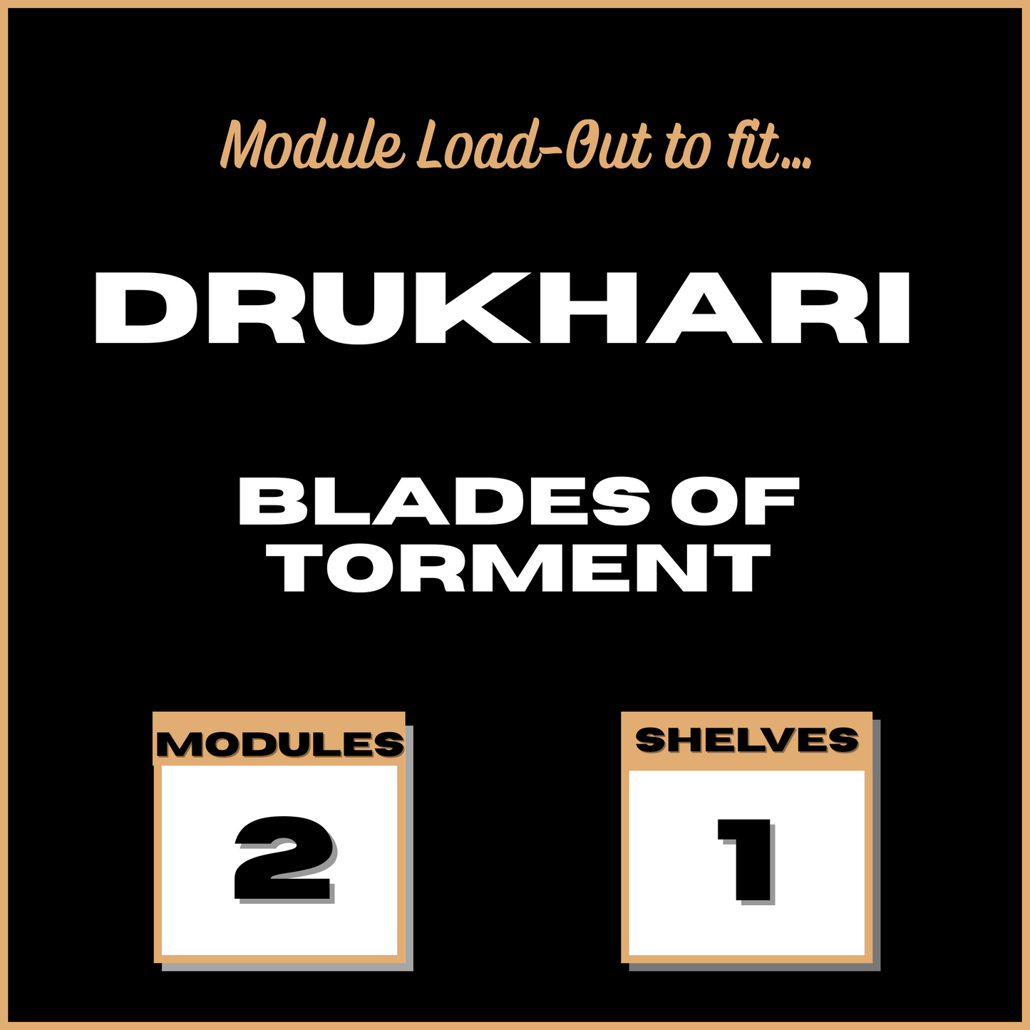 Loadout to fit Drukhari - Combat Patrol - The Blades of Torment
