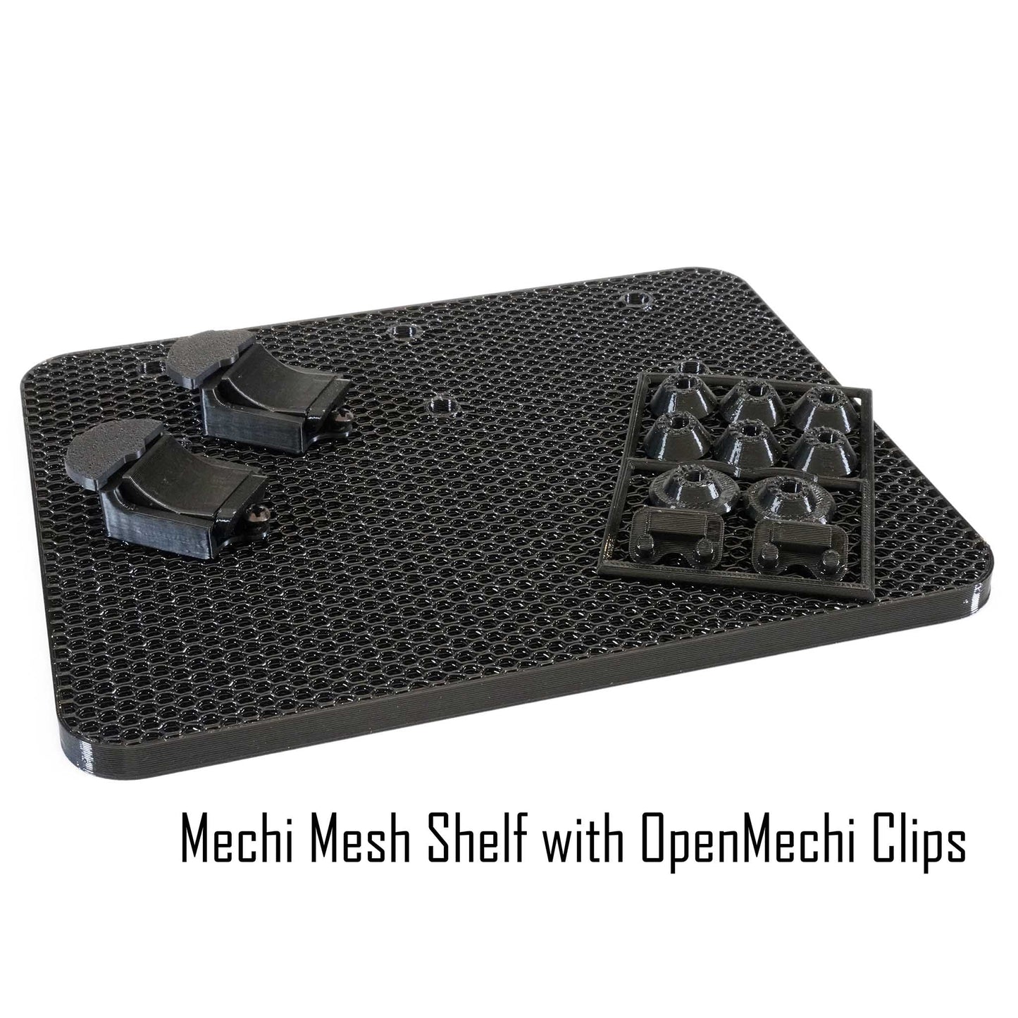 Mechi Mesh Shelf with OpenMechi Clips